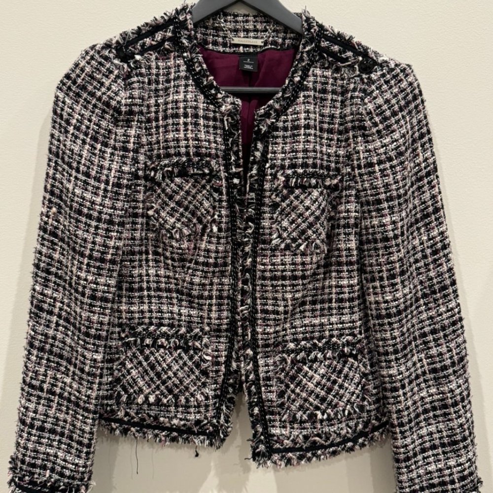 White House Black Market Tweed Jacket